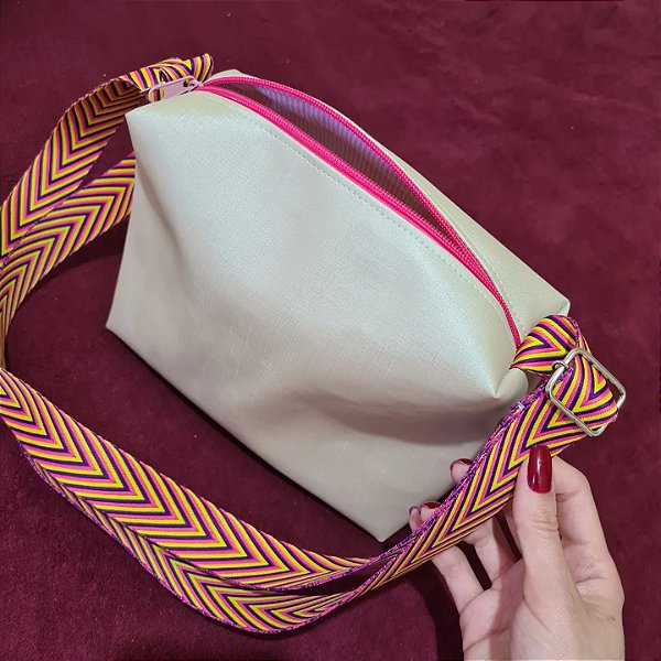 Bolsa Alana cor champanhe