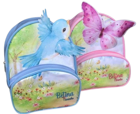 Mochila 3D personalizada com bolso