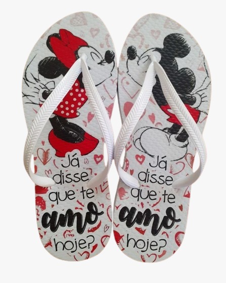 Chinelos personalizados Namorados