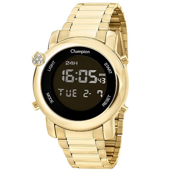 Relógio Feminino Digital CH48126H dourado Champion - Móveis Cândido |  Comprar Móveis Online é Aqui