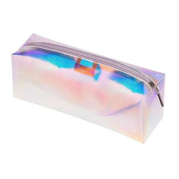 Estojo Holografico 1 Ziper 4 Texturas BRW