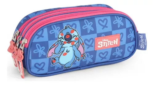 Estojo Triplo Holográfico Stitch