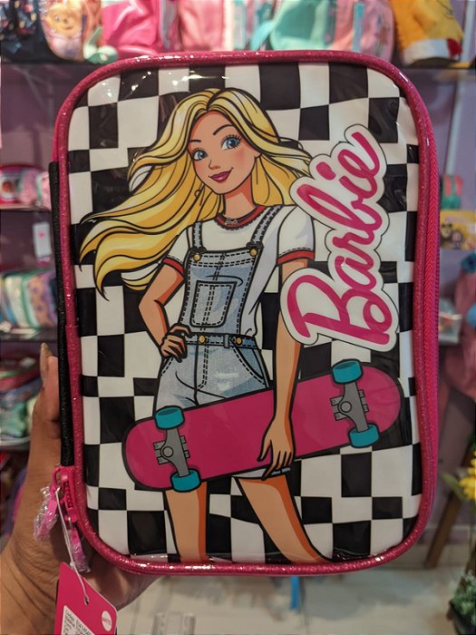 Estojo Box Barbie  PretoLuxcel Un