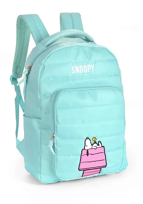 Mochila Costas Snoopy Azul Turquesa