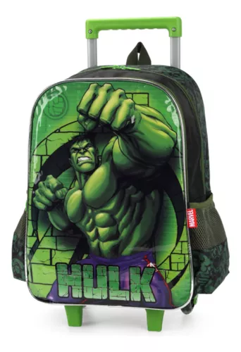 mochila com rodas hulk preto