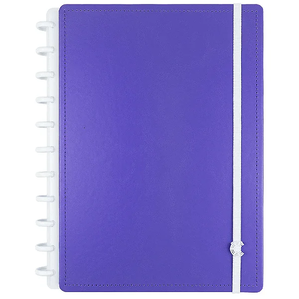 Caderno intense purple - medio