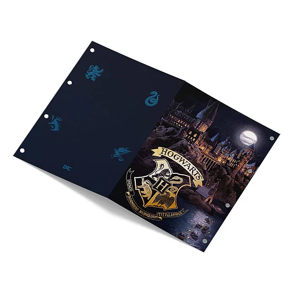 Caderno argolado universitário harry potter