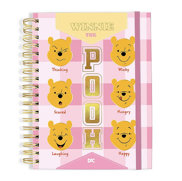Caderno smart universitário pooh