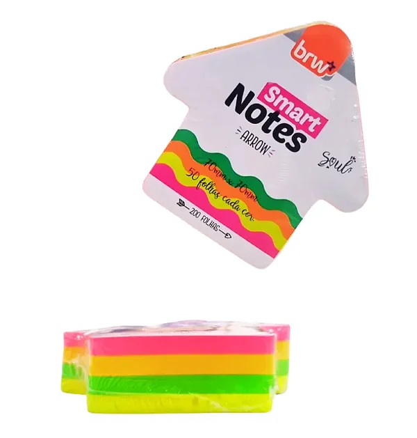 Bloco smart notes arrow seta 200fls 1 bloco