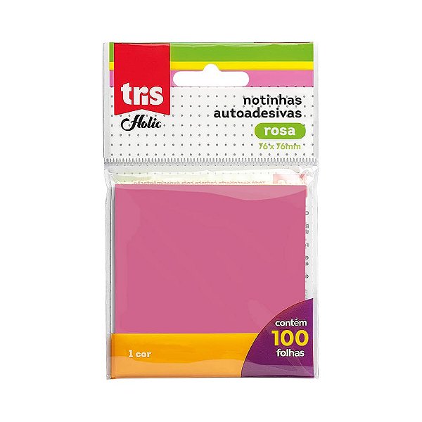 Nota Autoadesiva Tris holic T003 Ros 102x76mm 100f