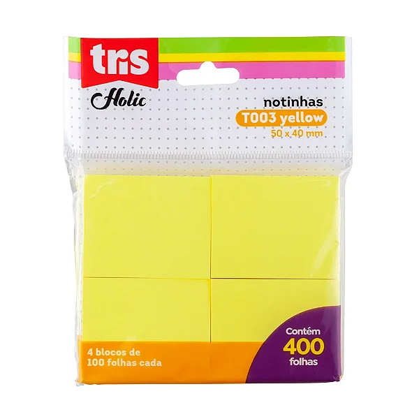 Nota Autoadesiva Tris holic T003 Am 50x40mm 400f