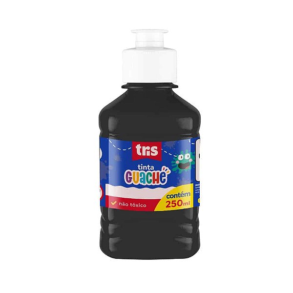 Tinta Guache Tris 250ml Pt Pote