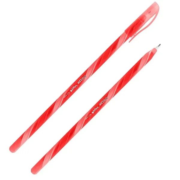 Caneta Esferográfica Bazze Wave 0.7mm Vermelha
