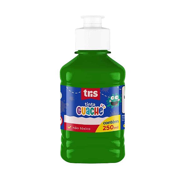 Tinta Guache Tris 250ml Vd Pote Trs