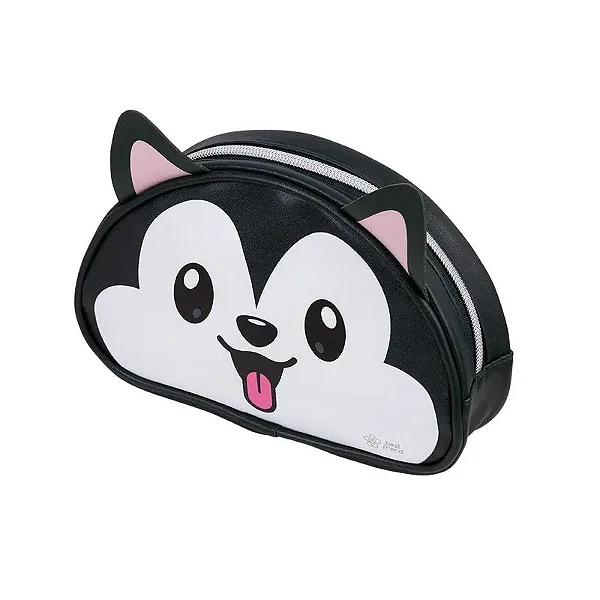 Estojo Estampado 1 Ziper Best Friend Cachorro Brw