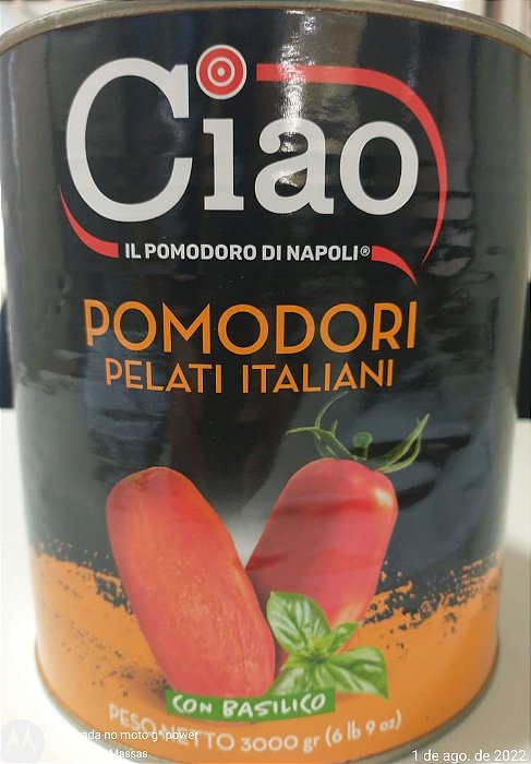 Tomate (italiano) pelatti Ciao 3kg