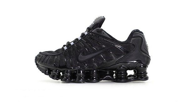 nike shox 12 molas preto