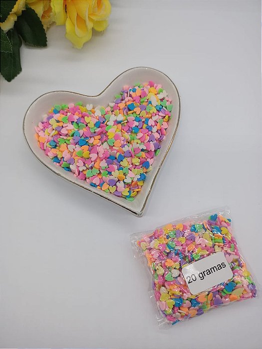 Mini Aplique PVC 5mm com 20 gramas