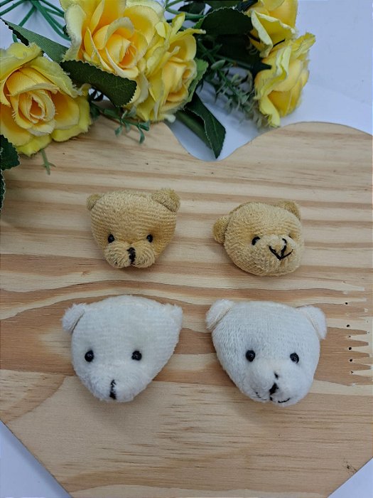 Urso Cabecinha Pelúcia com 1 unidade