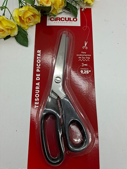Tesoura de Picotar Circulo 23,5cm - 1 unidade