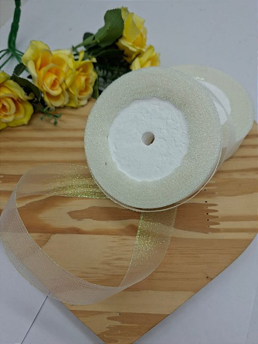 Fita Holográfica Branca N5 com 1 metro.