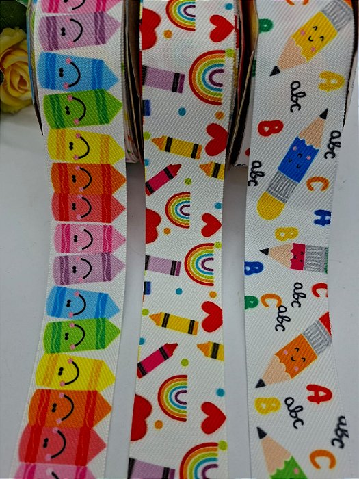 Fita Coleção Escolar Estampada Sinimbu N9 com 1 metro