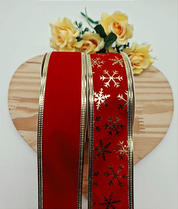 Fita Decorativa Natal Aramada - Princess N9 (38mm) com 10 metros