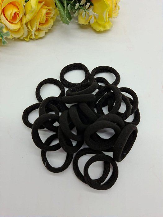 Kit de Xuxinha Pequena Preto 3cm com 6 uni