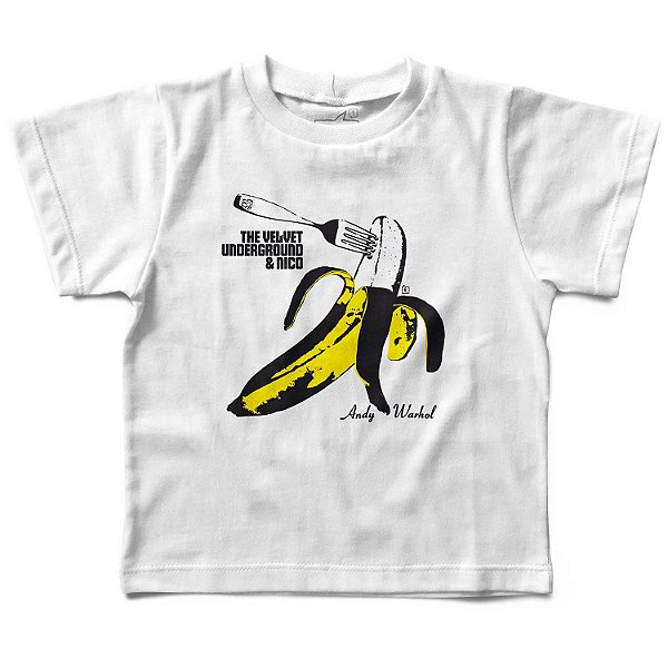 Camiseta Infantil Velvet Underground Banana, Let’s Rock Baby