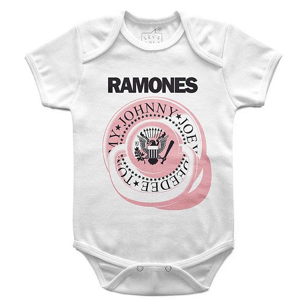 Body Bebê Ramones Chupeta, Let’s Rock Baby