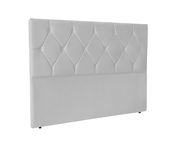 Cabeceira Cama Box Casal 160 cm Julia - Branco Corino