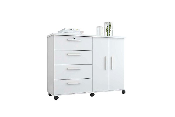 Comoda Sapateira Duda Branco - Moveis Borsari