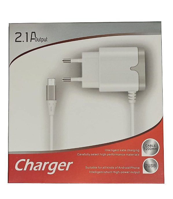 CARREGADOR CHARGER 3in1 2.1A(saída)