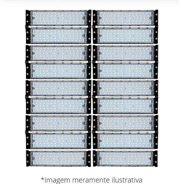 REFLETOR LED MODULAR 900W BRANCO NEUTRO 4000K IP67