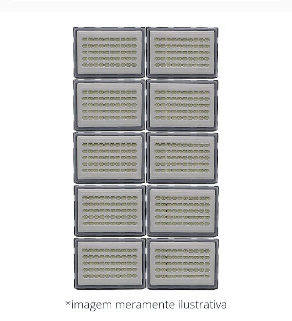REFLETOR LED MODULAR ABS 1000W Á PROVA D'ÁGUA BRANCO FRIO 6500K IP67 SOFT