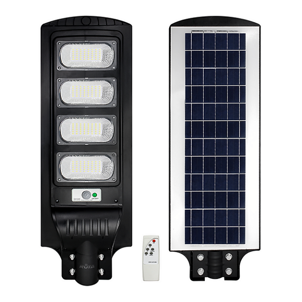 Luminaria publica solar 4 modulos 200W
