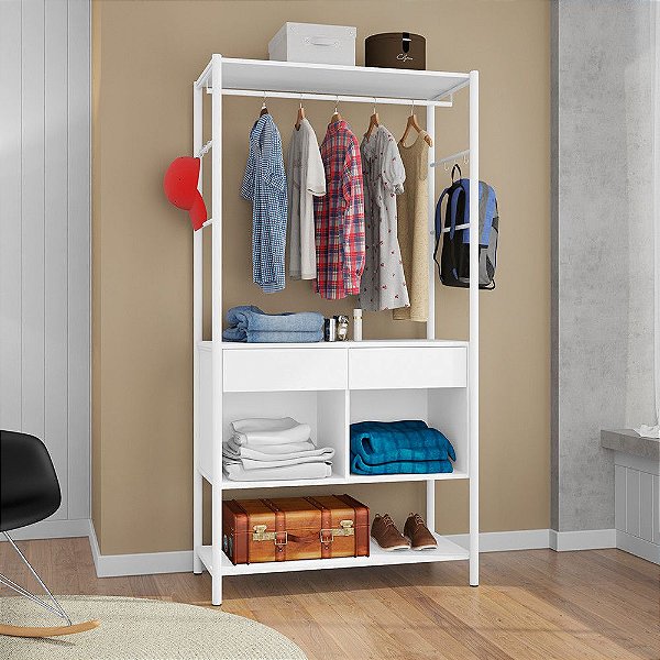 Guarda roupa solteiro best sale promoção frete gratis
