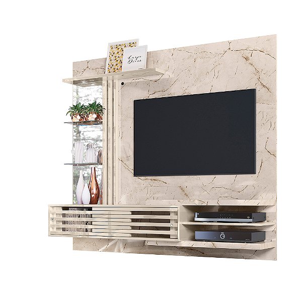 Painel Bancada Suspenso Frizz Supreme Calacata Off White