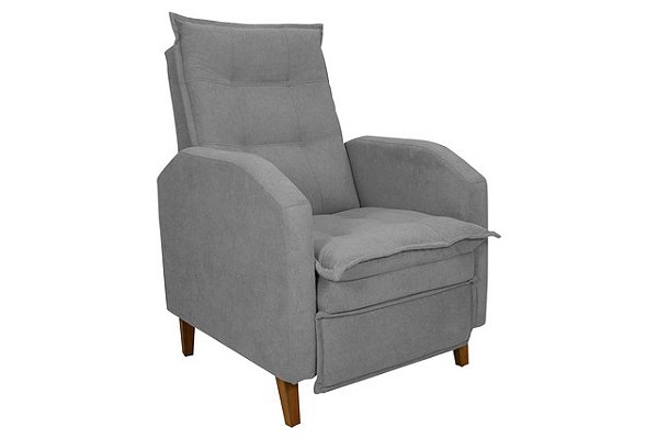 Poltrona Reclinável MX-65 Yaris Boucle Cinza