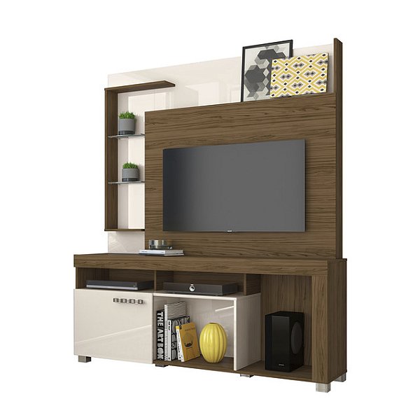Home Theater Icaro Natural / Off White TV 50 Pol