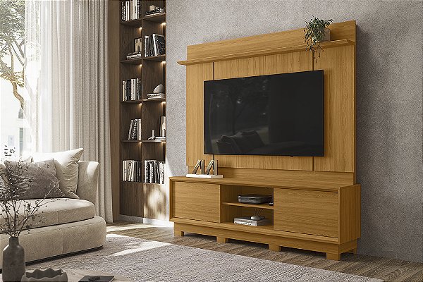 Home Theater Siena Tv até 75 Polegadas Cinamomo