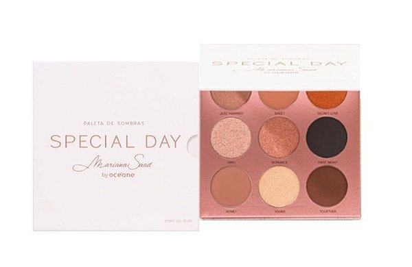 PALETA DE SOMBRAS SPECIAL DAY - MARIANA SAAD - OCÉANE