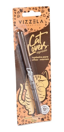 LAPISEIRA PARA OLHOS MARROM CAT LOVERS - VIZZELA
