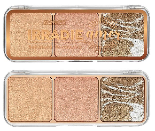 PALETA DE ILUMINADOR IRRADIE AMOR COR B - SP COLORS