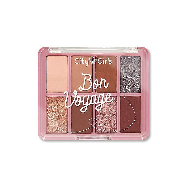 PALETA DE SOMBRAS BON VOYAGE COR A - CITY GIRLS