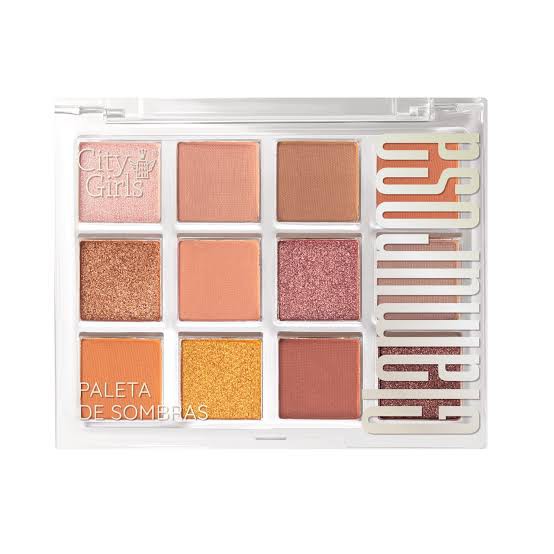 PALETA DE SOMBRAS GLAMUROSA COR A - CITY GIRLS