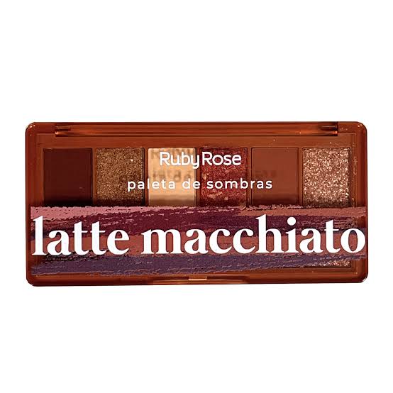 PALETA DE SOMBRAS LATTE MACCHIATO - RUBY ROSE