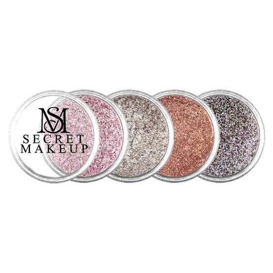 GLITTER E PIGMENTOS - SECRET MAKEUP