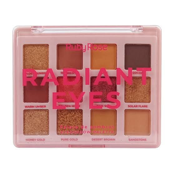 PALETA DE SOMBRAS RADIANT EYES - RUBY ROSE