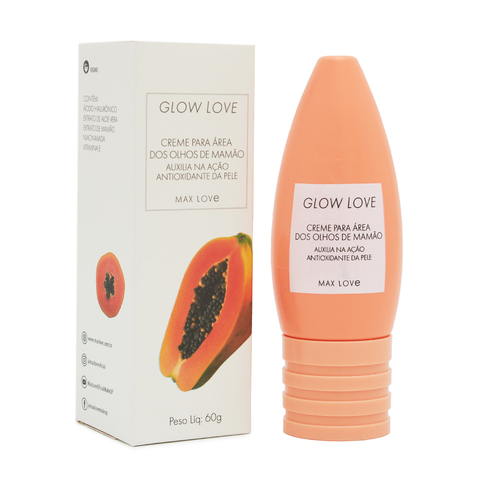 CREME HIDRATANTE PARA ÁREA DOS OLHOS DE MAMÃO GLOW LOVE - MAX LOVE